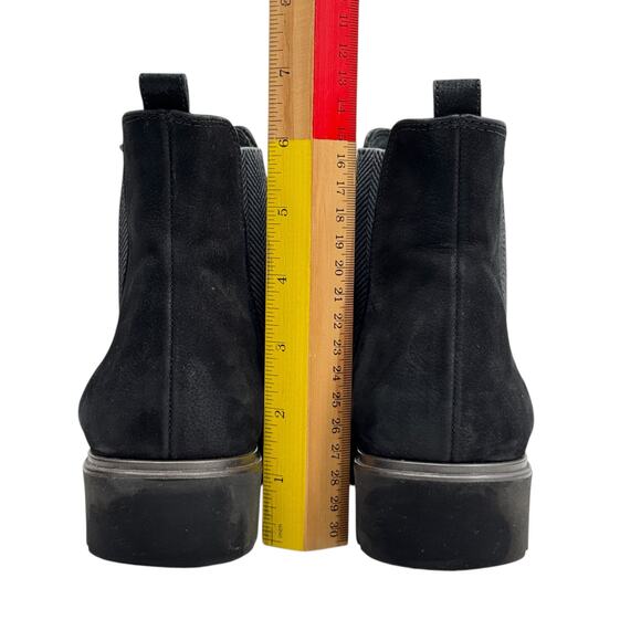 Paul Green Vienna Lugged Chelsea Boot UK 6.5 US 9 Women's Black Leather Pull On - Picture 8 of 14